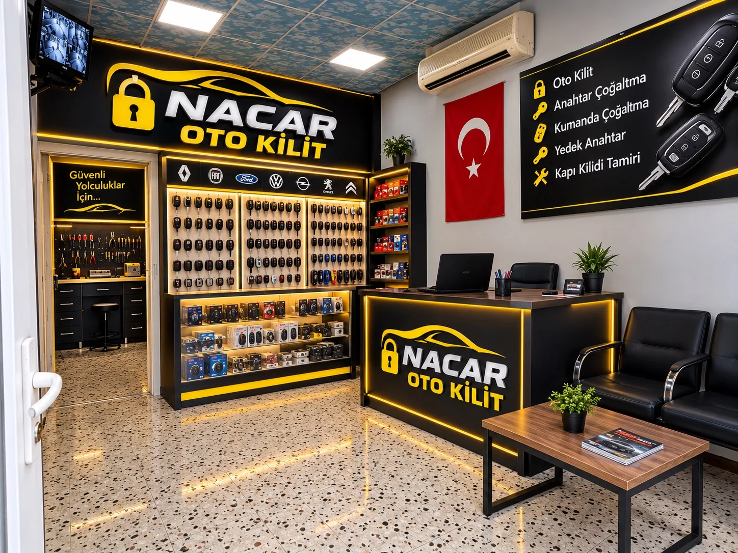 Dulkadiroğlu 7/24 oto kilit tamir işleri ve oto cam tamir hizmeti